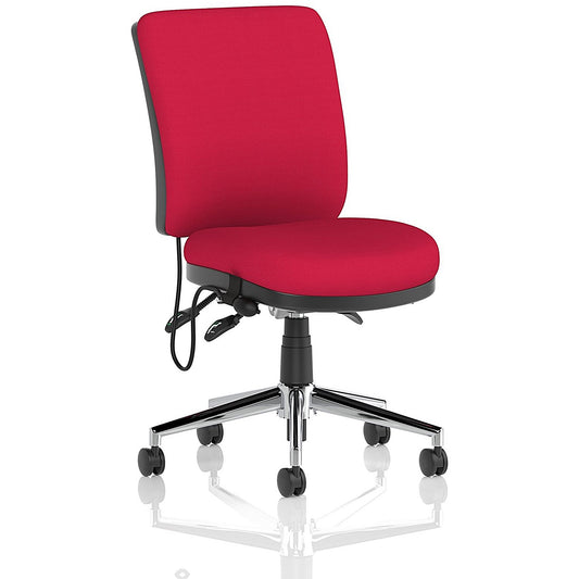 Chiro Medium Back Operator Chair, Bergamot Cherry