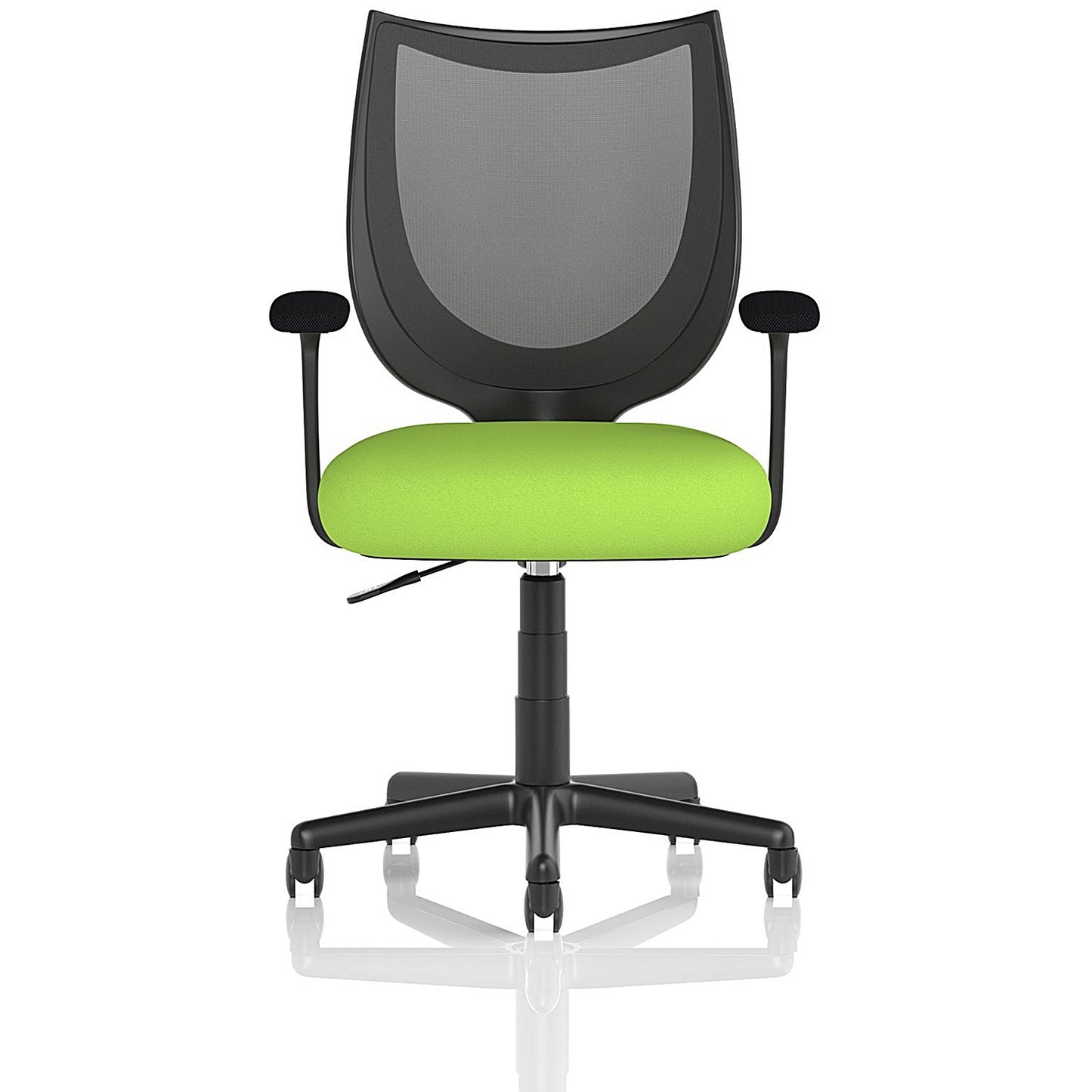 Camden Mesh Back Operator Chair, Fixed Height Arms, Myrrh Green