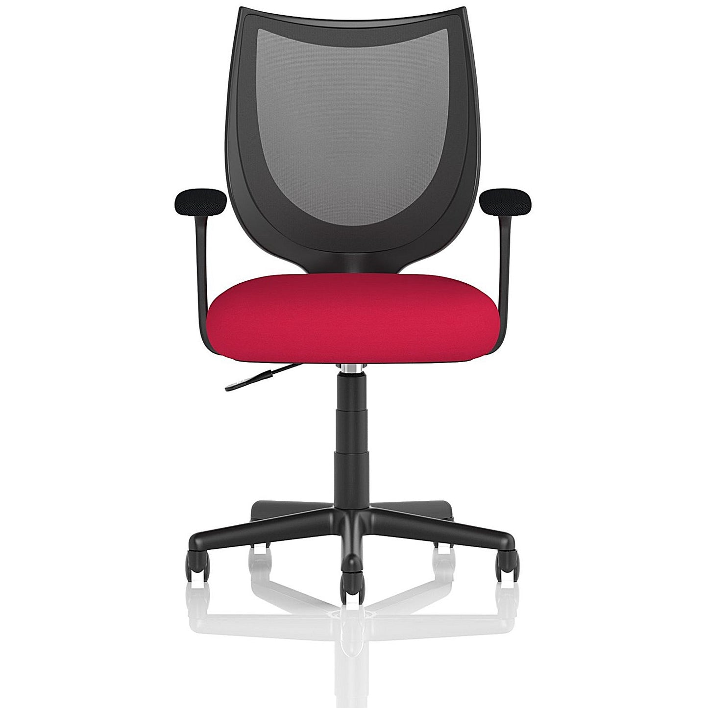 Camden Mesh Back Operator Chair, Fixed Height Arms, Bergamot Cherry