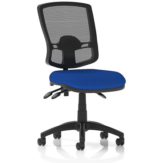 Eclipse Plus III Deluxe Mesh Back Operator Chair, Stevia Blue