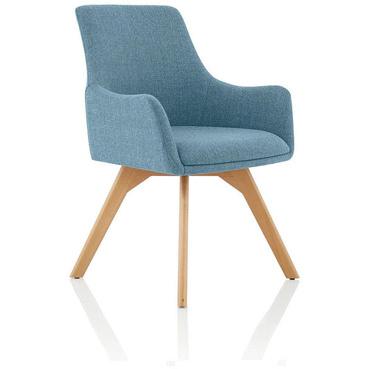 Carmen Bespoke Fabric Wooden Leg Chair, Quench Easy2Order : KCUP1945