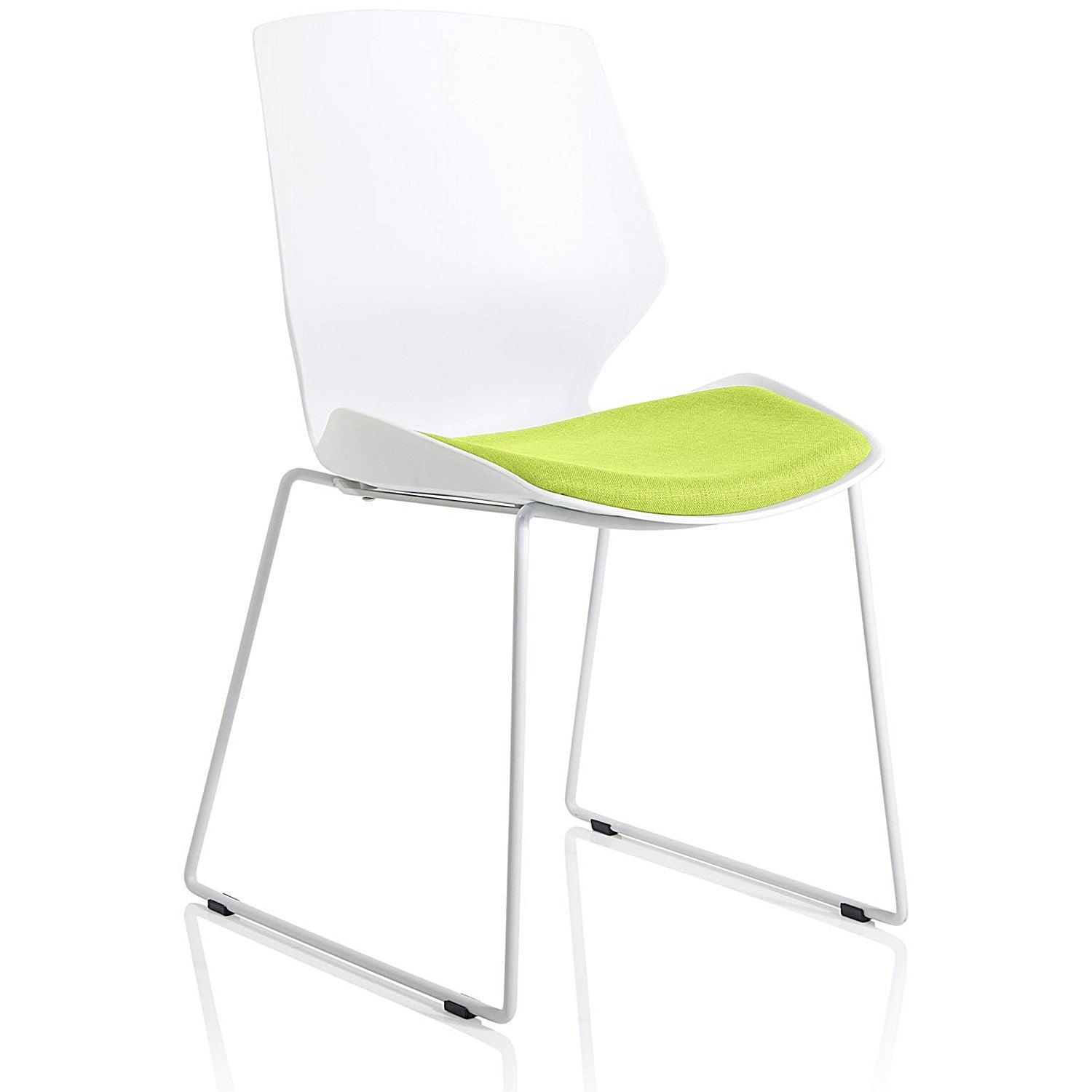 Florence Sled Visitor Chair, Myrrh Green Easy2Order : KCUP2044