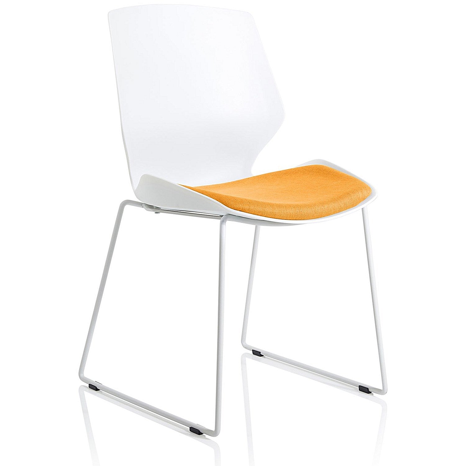 Florence Sled Visitor Chair, Senna Yellow Easy2Order : KCUP2045