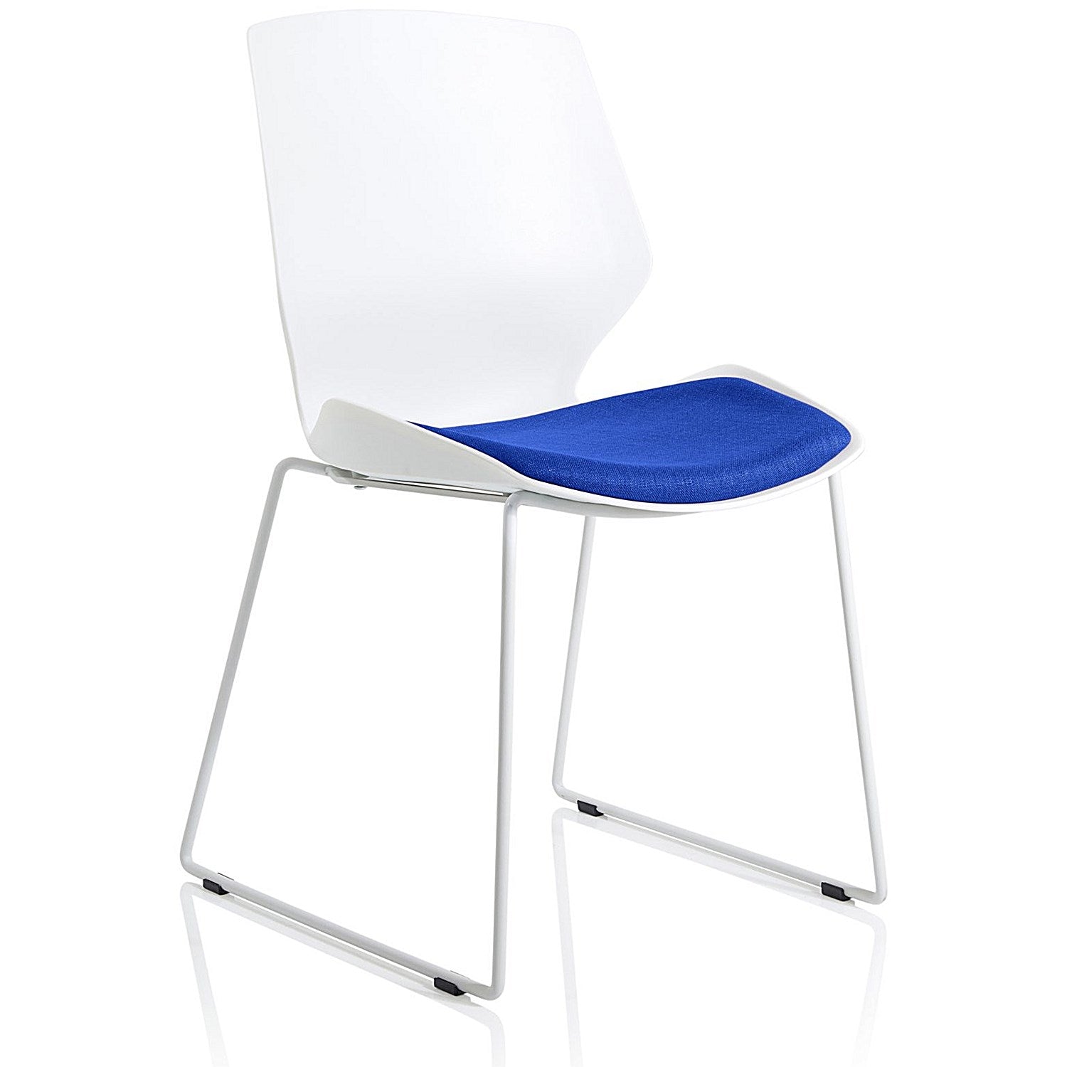 Florence Sled Visitor Chair, Stevia Blue Easy2Order : KCUP2046
