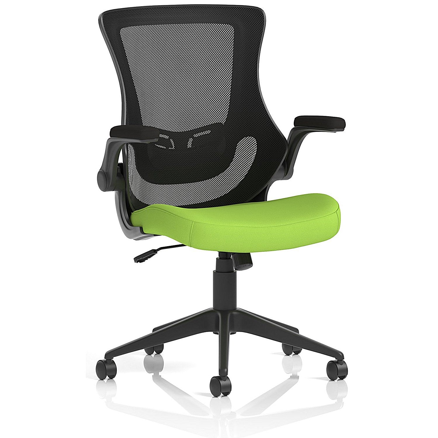 Orbit Mesh Back Operator Chair, Folding Arms, Myrrh Green Easy2Order : KCUP2138