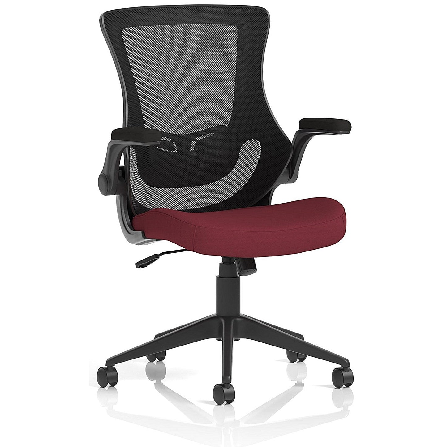 Orbit Mesh Back Operator Chair, Folding Arms, Ginseng Chilli Easy2Order : KCUP2142
