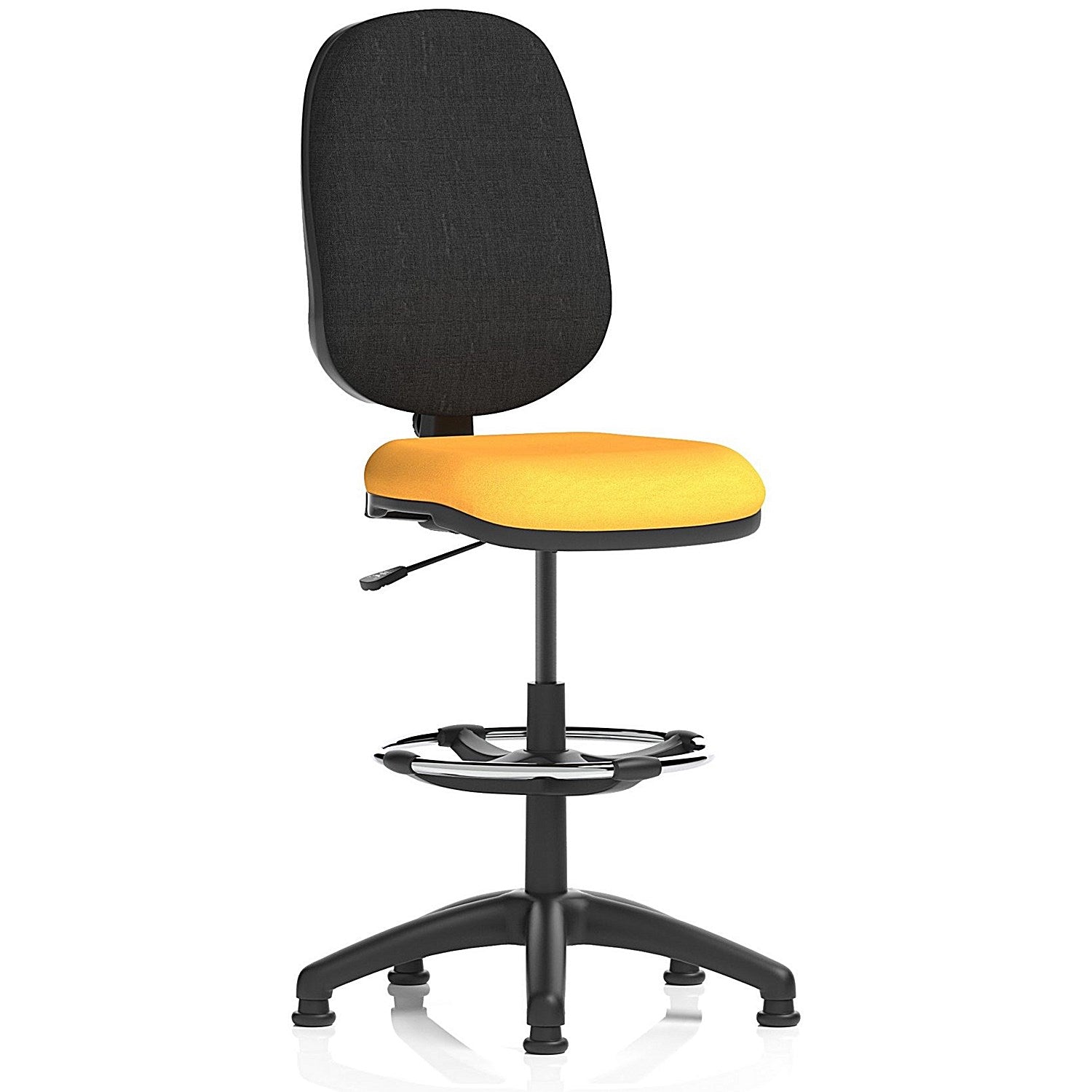Eclipse Plus I High Rise Black Back Operator Chair, Senna Yellow Easy2Order : KCUP2165