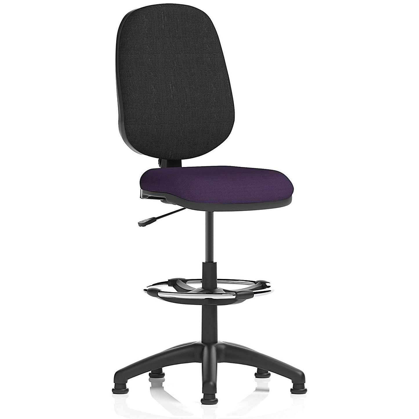 Eclipse Plus I High Rise Black Back Operator Chair, Tansy Purple Easy2Order : KCUP2168