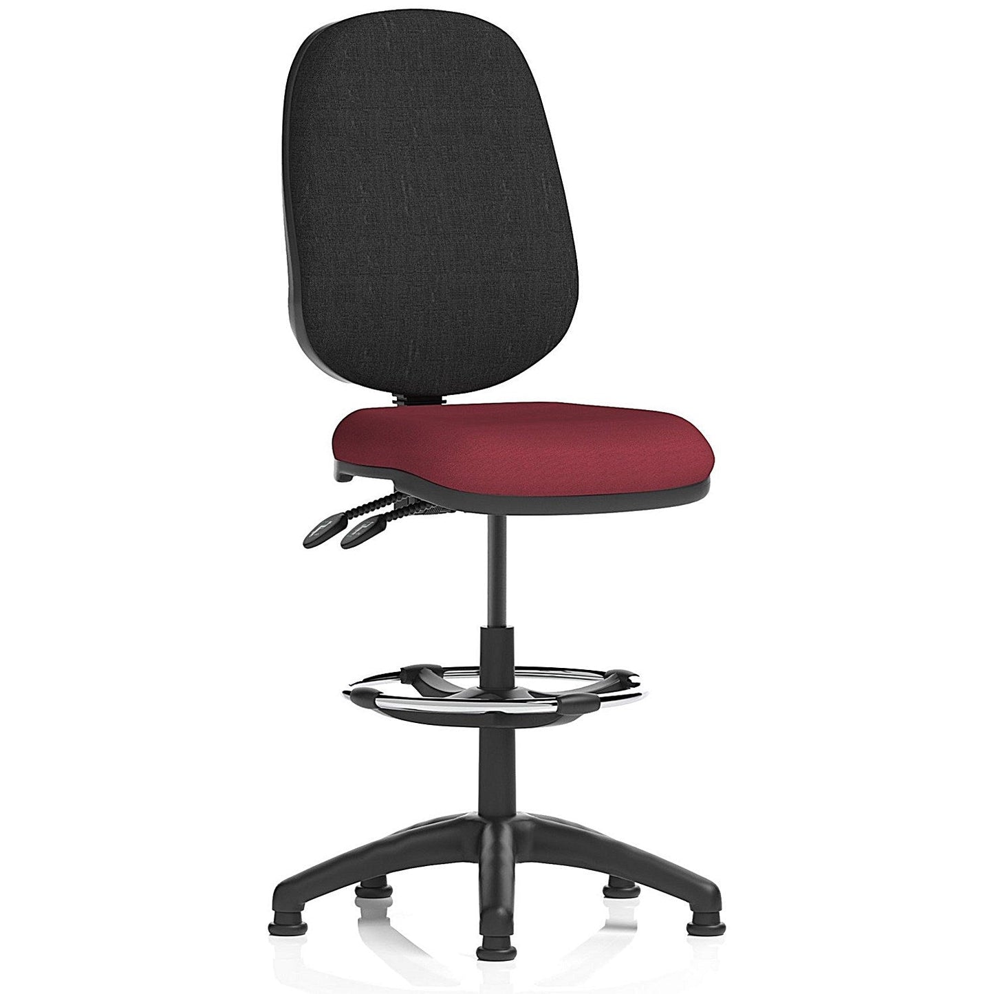 Eclipse Plus II High Rise Black Back Operator Chair, Ginseng Chilli Easy2Order : KCUP2202