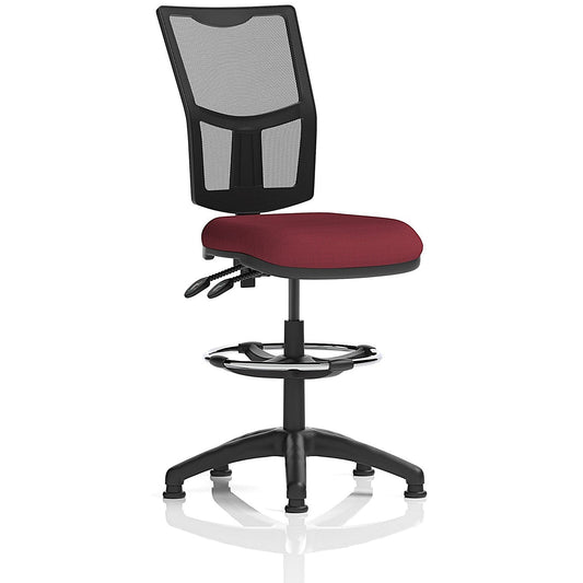 Eclipse Plus II High Rise Mesh Back Operator Chair, Ginseng Chilli Easy2Order : KCUP2234