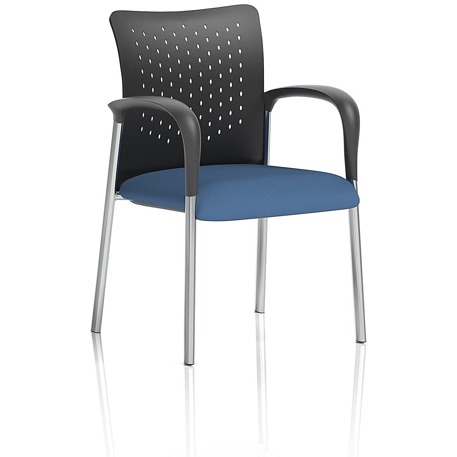 Academy Black Nylon Back Visitor Chair With Arms, Quest Limpet Easy2Order : KCUP2327