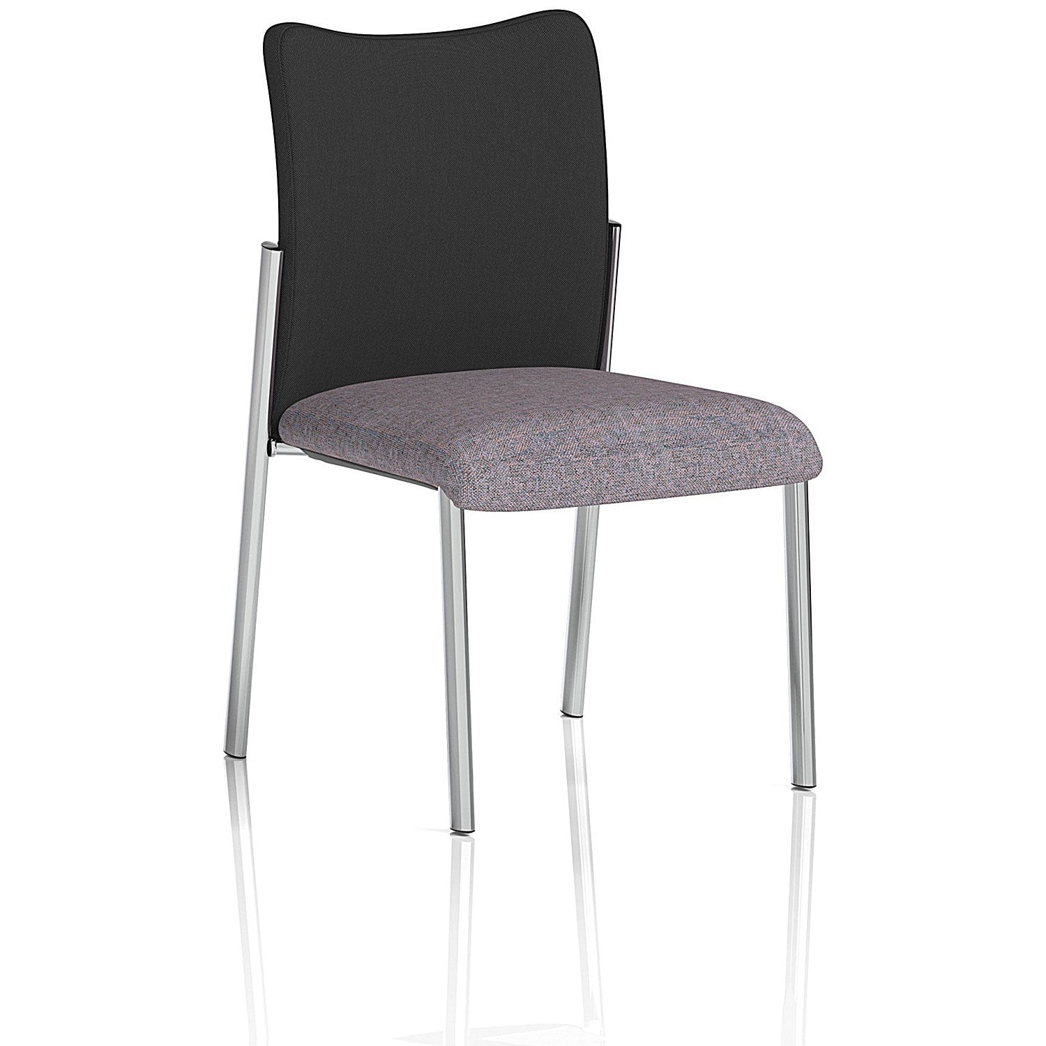 Academy Black Back Visitor Chair, Rivet Fuse Easy2Order : KCUP2346