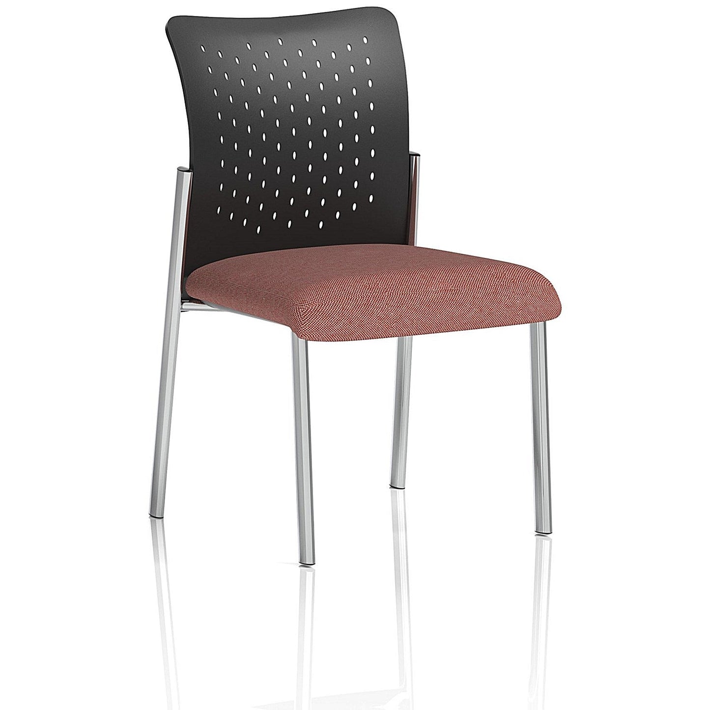 Academy Black Nylon Back Visitor Chair, Rivet Forge Easy2Order : KCUP2357