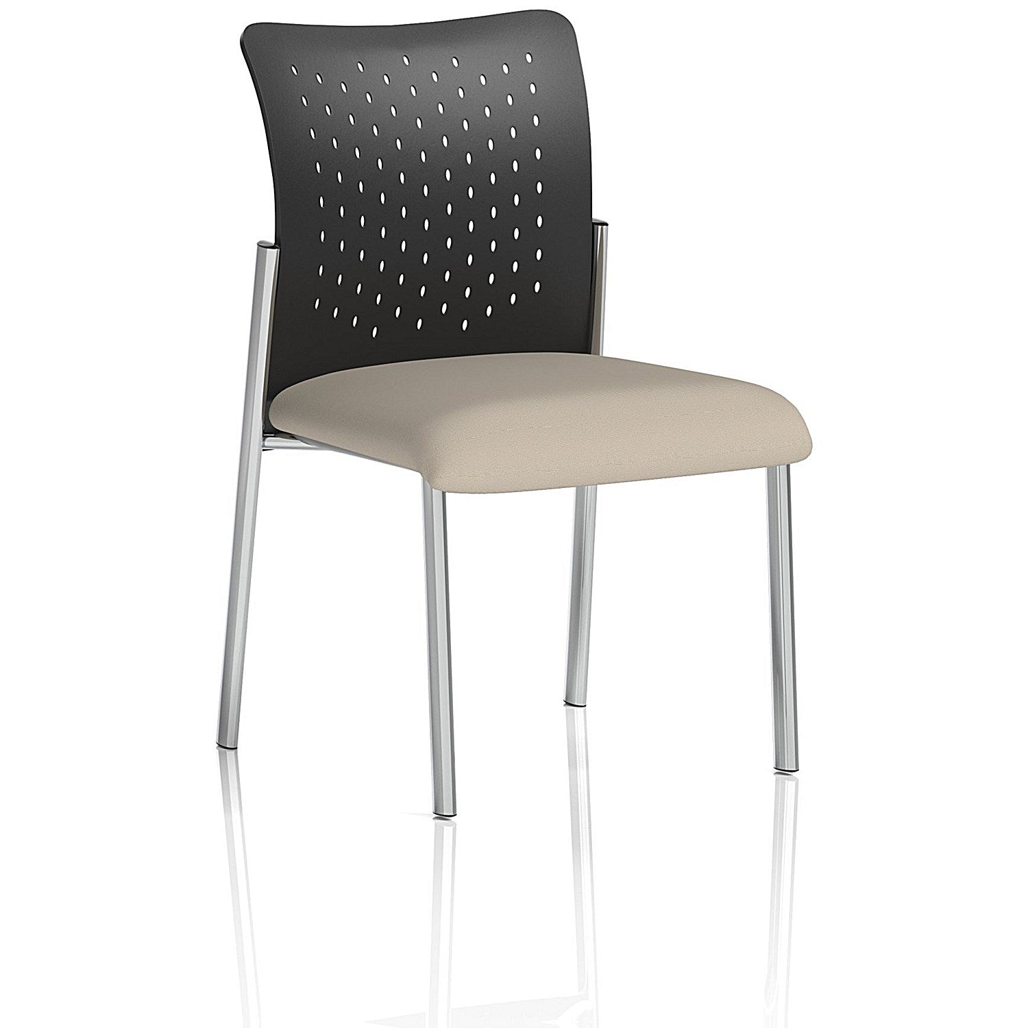 Academy Black Nylon Back Visitor Chair, Quest Salt Easy2Order : KCUP2365