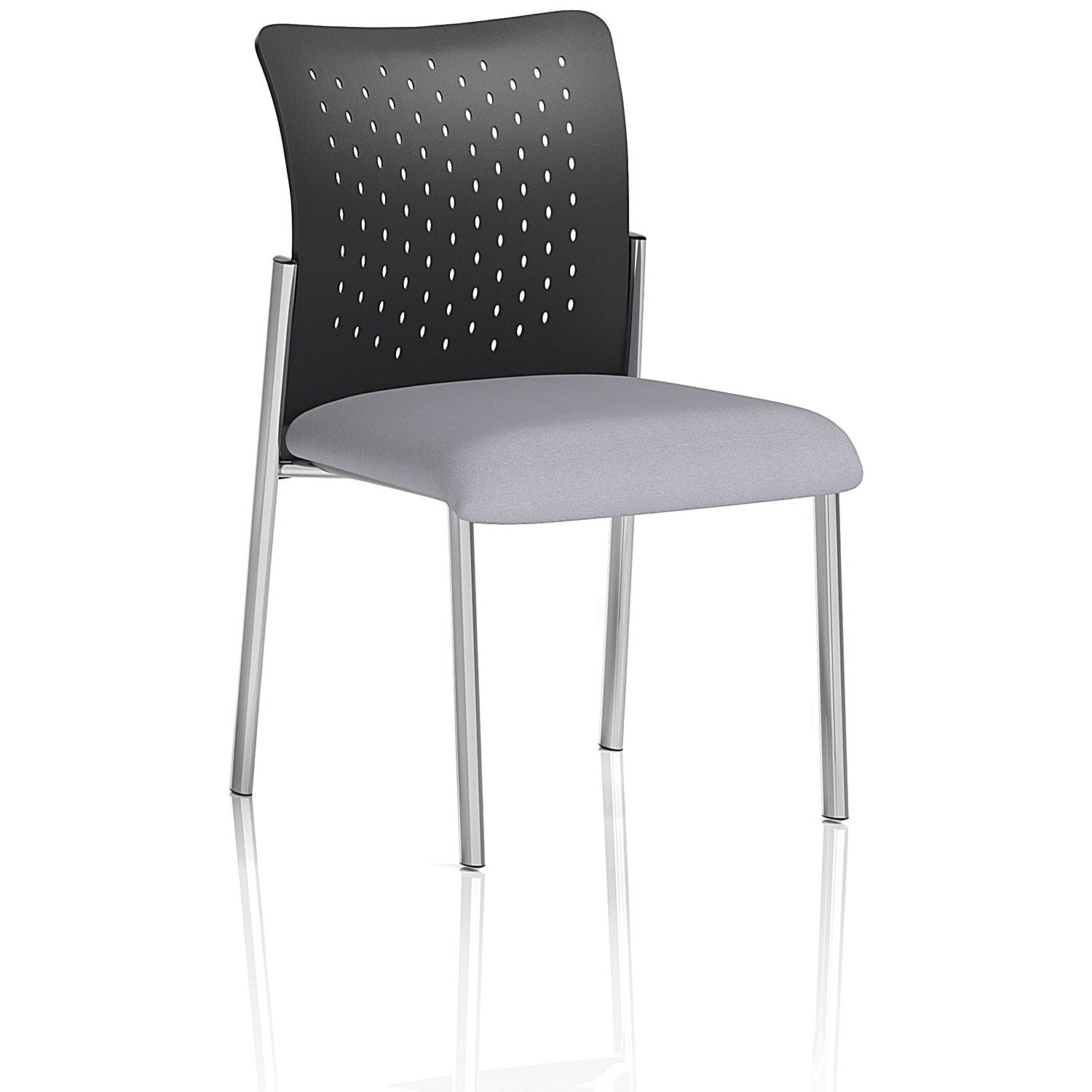 Academy Black Nylon Back Visitor Chair, Quest Shell Easy2Order : KCUP2366
