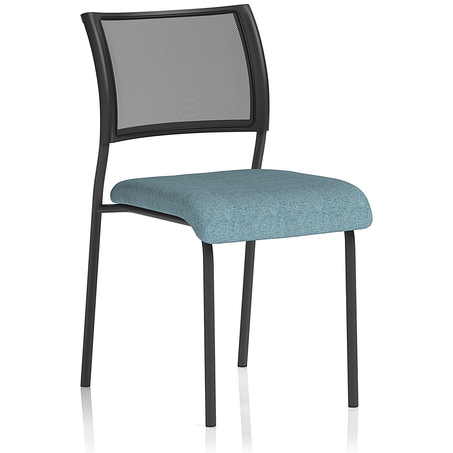 Brunswick Black Frame Mesh Back Chair, Rivet Quench Easy2Order : KCUP2407