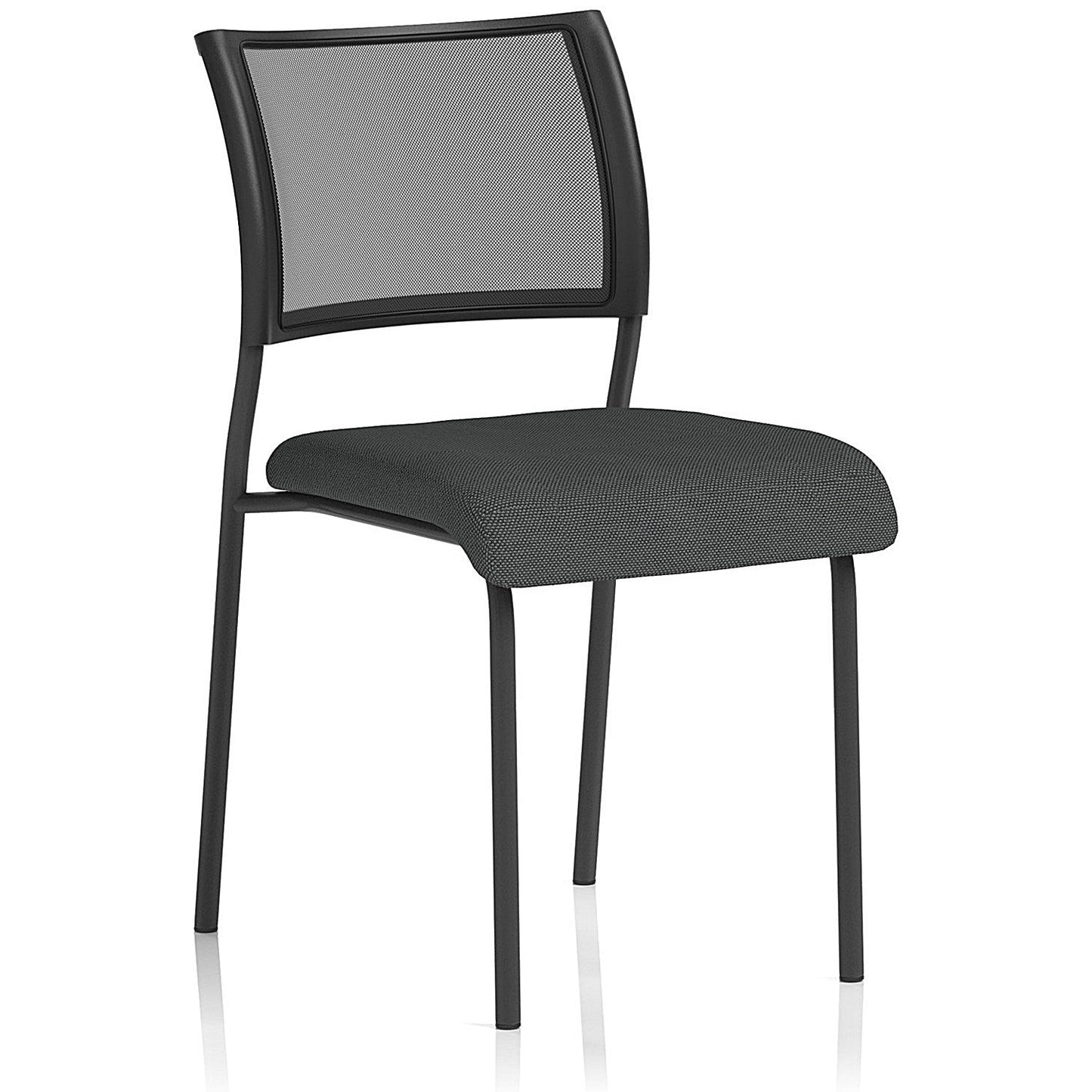 Brunswick Black Frame Mesh Back Chair, Quest Mussel Easy2Order : KCUP2412