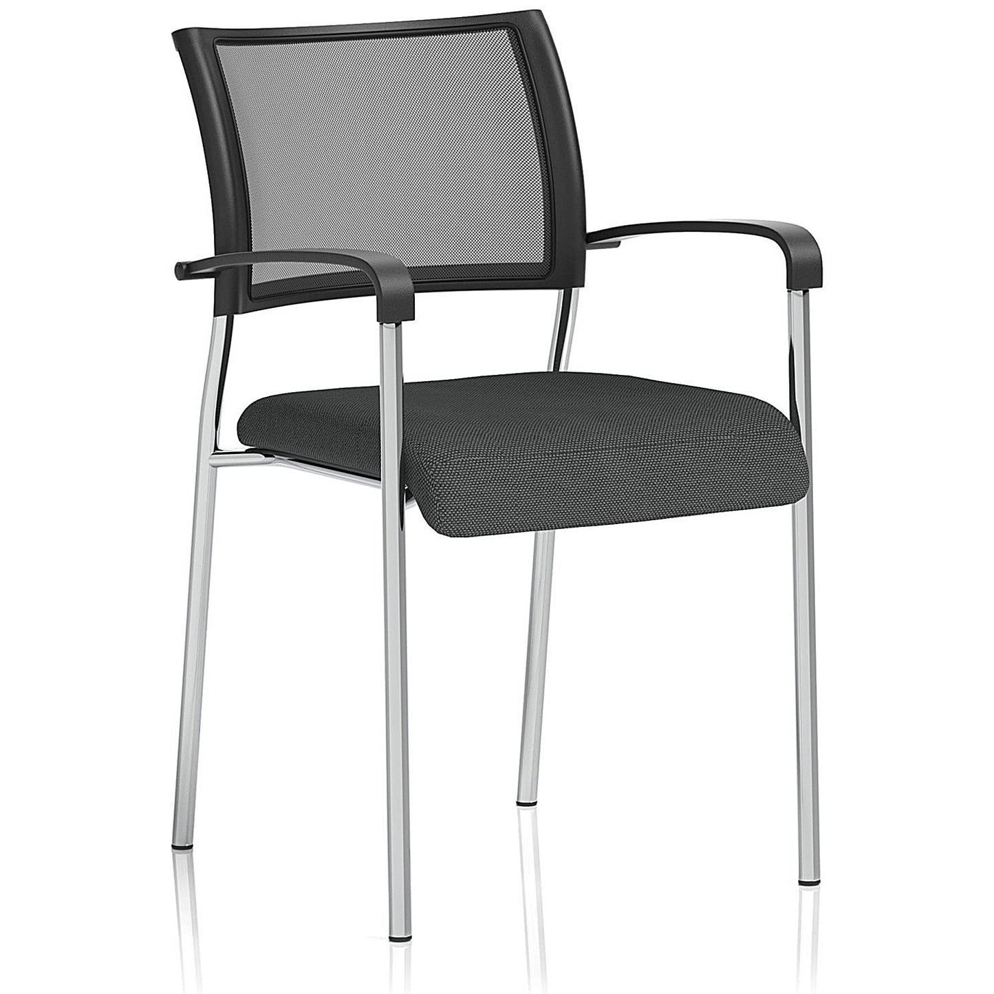 Brunswick Chrome Frame Mesh Back Chair, With Arms, Quest Mussel Easy2Order : KCUP2424