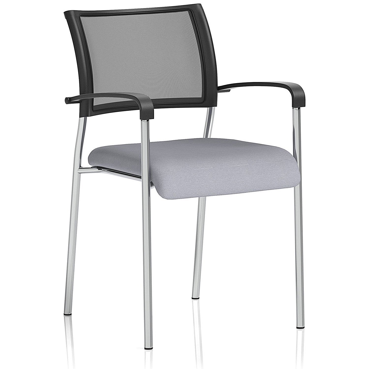 Brunswick Chrome Frame Mesh Back Chair, With Arms, Quest Shell Easy2Order : KCUP2426