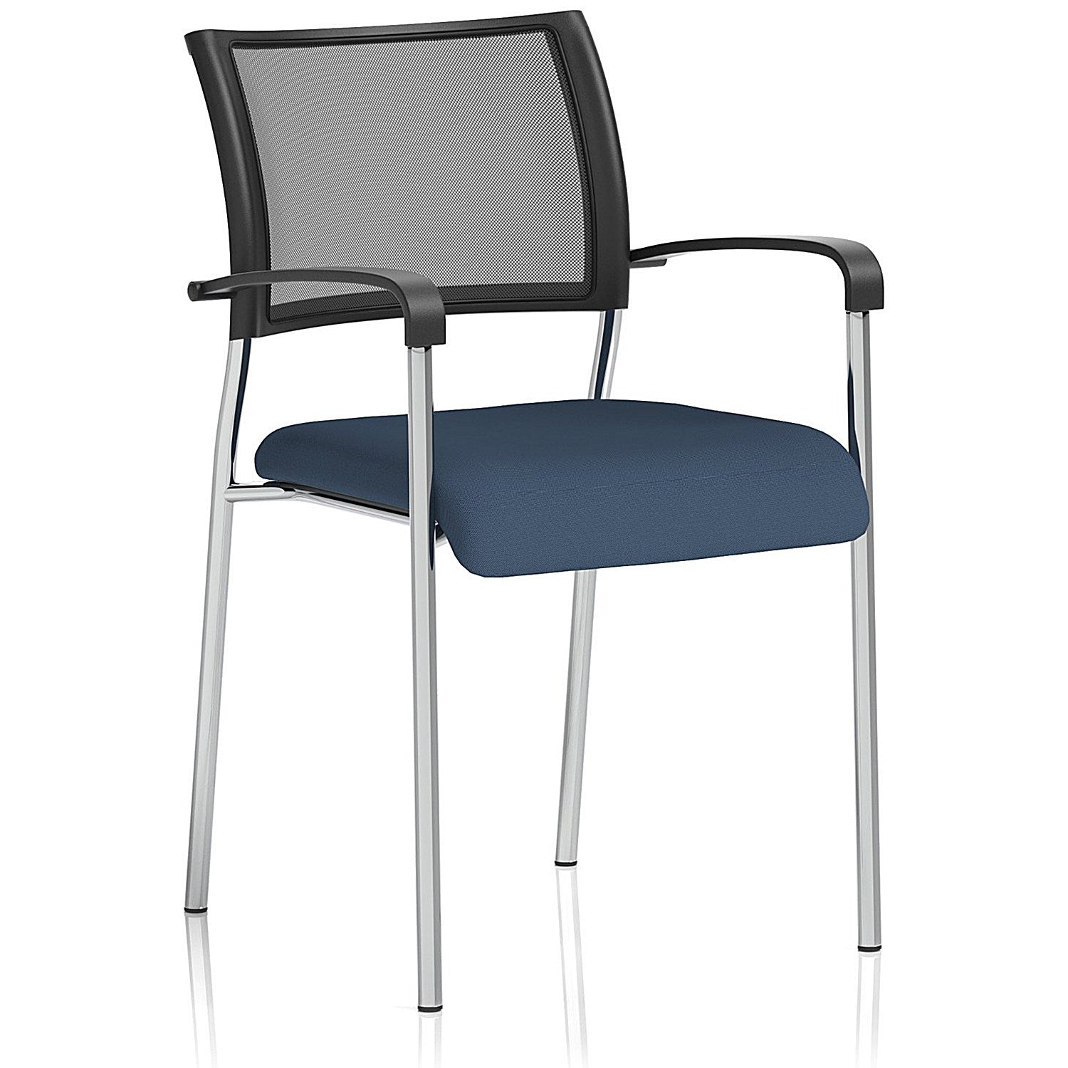 Brunswick Chrome Frame Mesh Back Chair, With Arms, Quest Whelk Easy2Order : KCUP2428