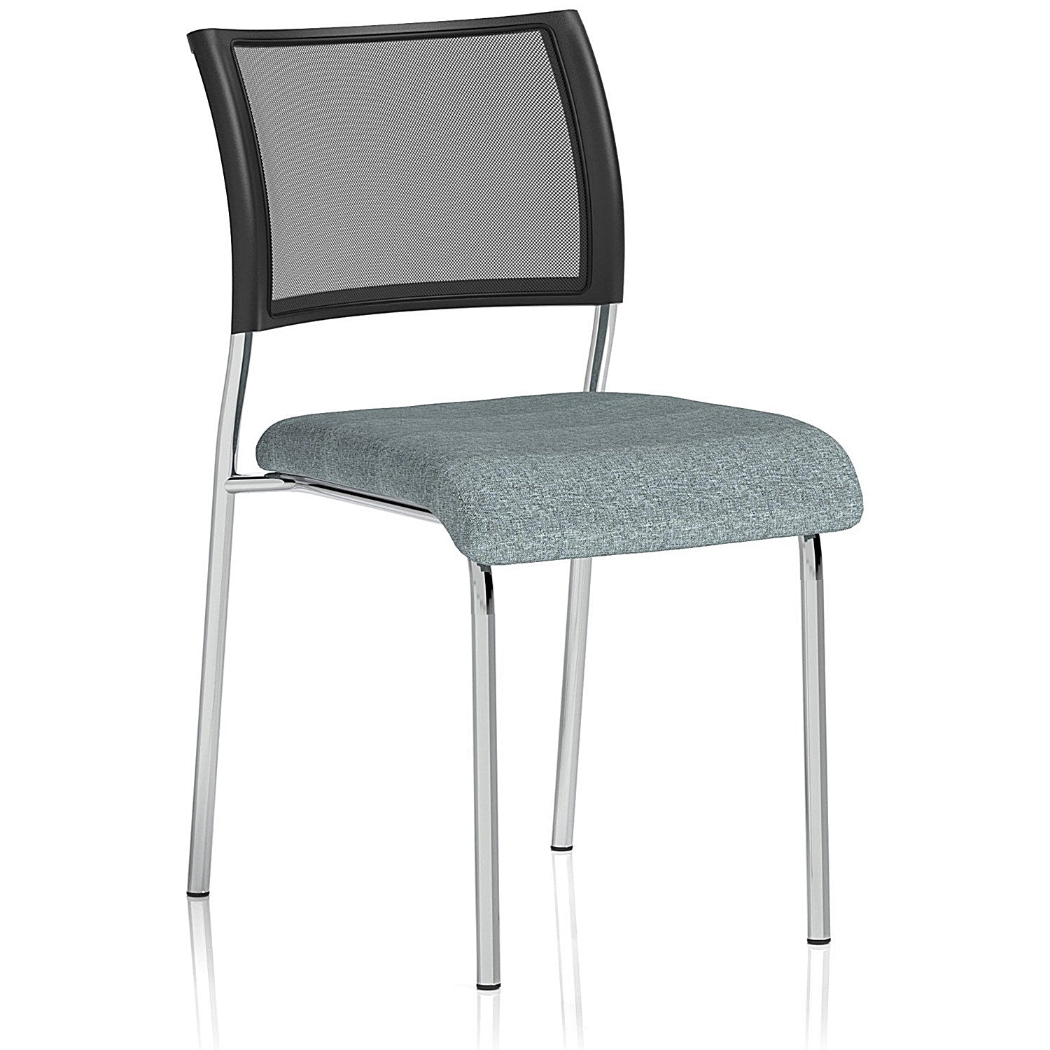 Brunswick Chrome Frame Mesh Back Chair, Rivet Tensile Easy2Order : KCUP2432