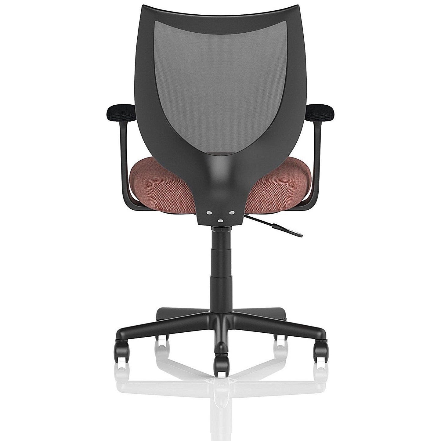 Camden Mesh Back Chair, Fixed Height Arms, Rivet Forge