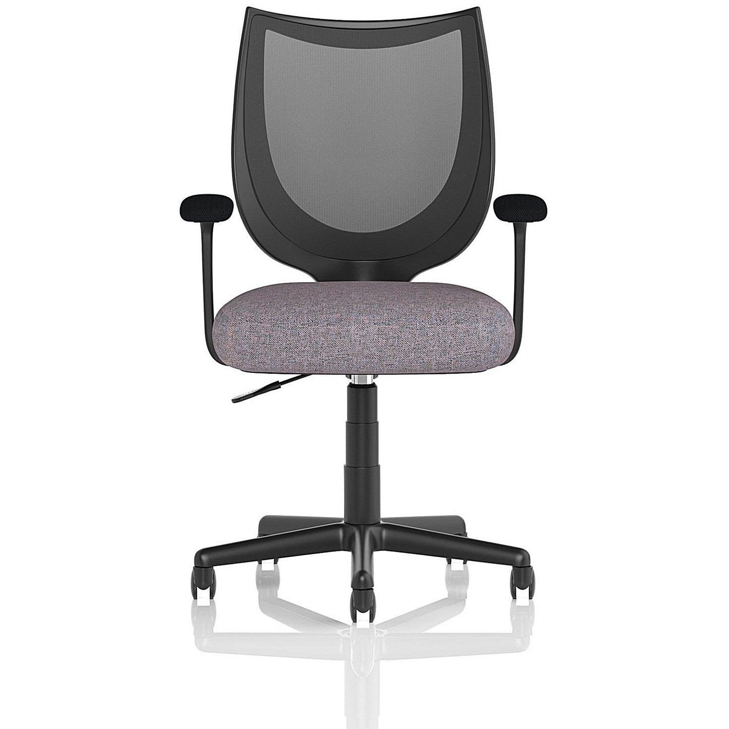 Camden Mesh Back Chair, Fixed Height Arms, Rivet Fuse