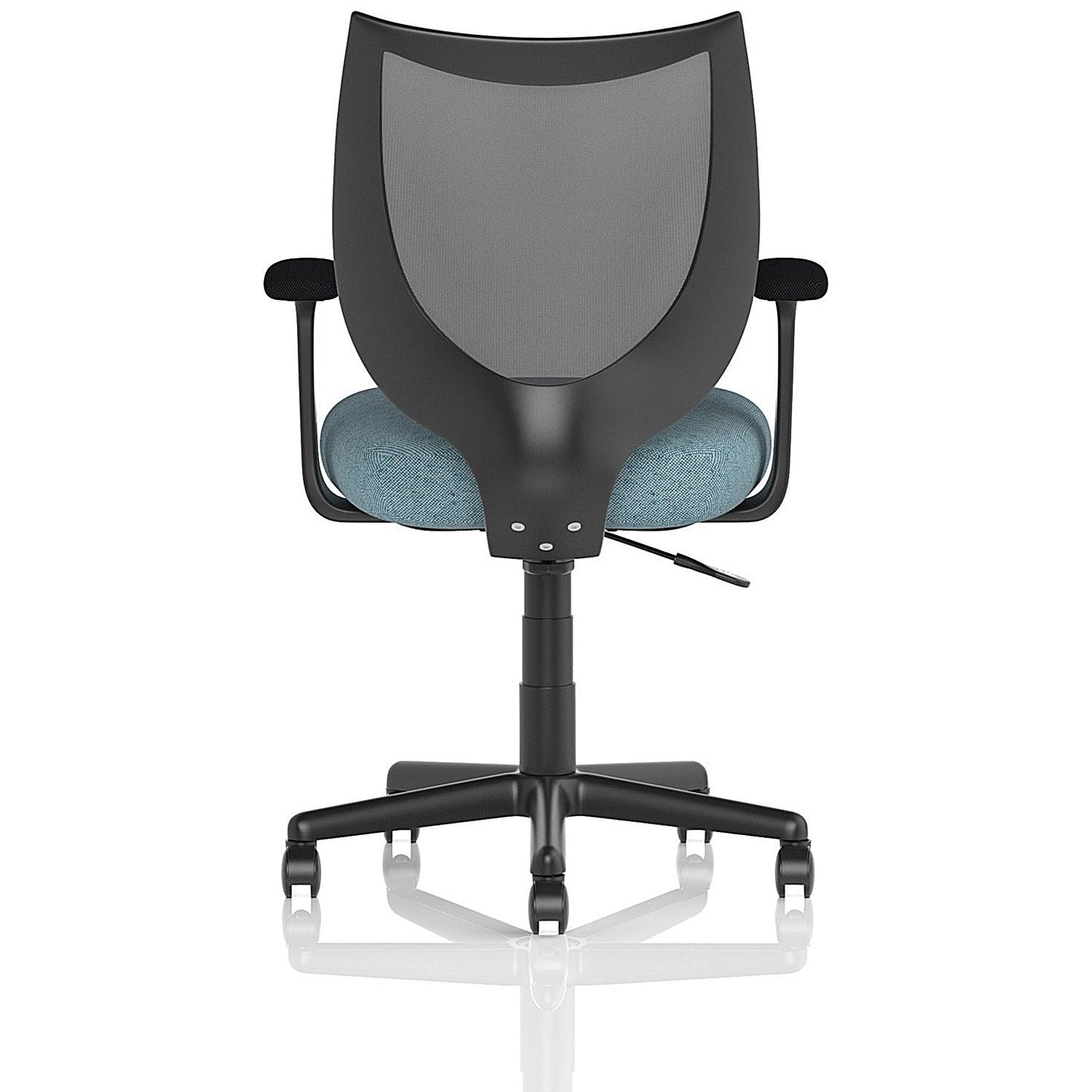 Camden Mesh Back Chair, Fixed Height Arms, Rivet Quench