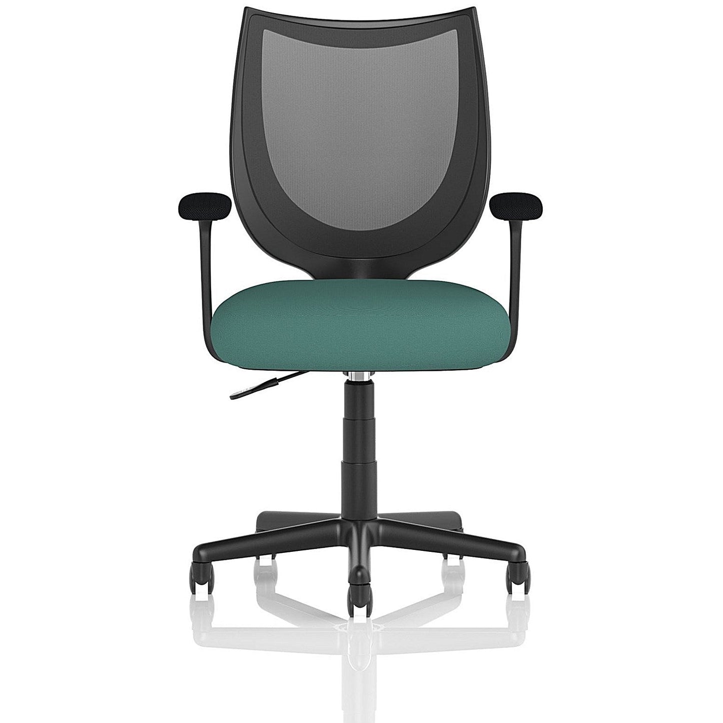 Camden Mesh Back Chair, Fixed Height Arms, Quest Kelp