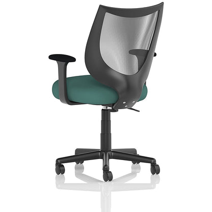 Camden Mesh Back Chair, Fixed Height Arms, Quest Kelp Easy2Order : KCUP2590