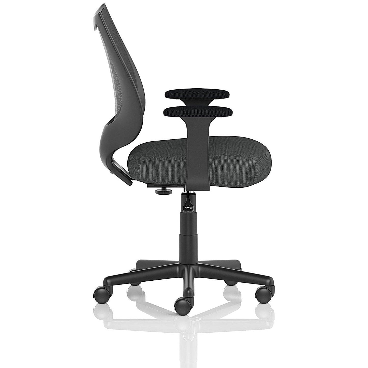 Camden Mesh Back Chair, Fixed Height Arms, Quest Mussel