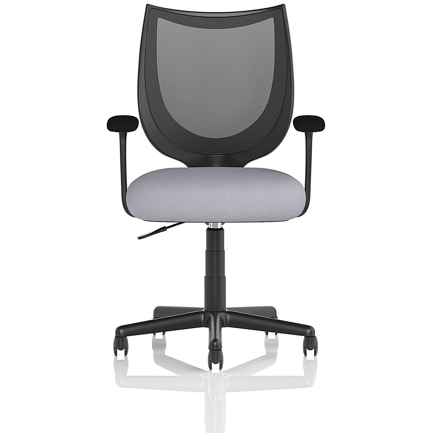 Camden Mesh Back Chair, Fixed Height Arms, Quest Shell