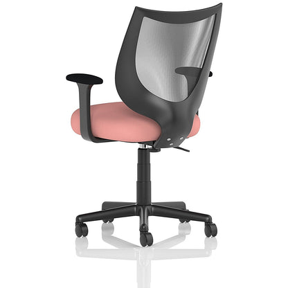 Camden Mesh Back Chair, Fixed Height Arms, Quest Shrimp Easy2Order : KCUP2595