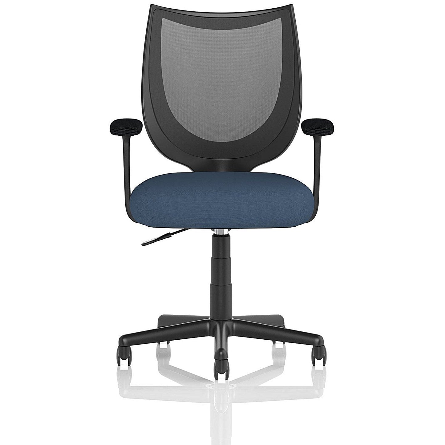 Camden Mesh Back Chair, Fixed Height Arms, Quest Whelk