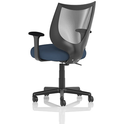 Camden Mesh Back Chair, Fixed Height Arms, Quest Whelk Easy2Order : KCUP2596