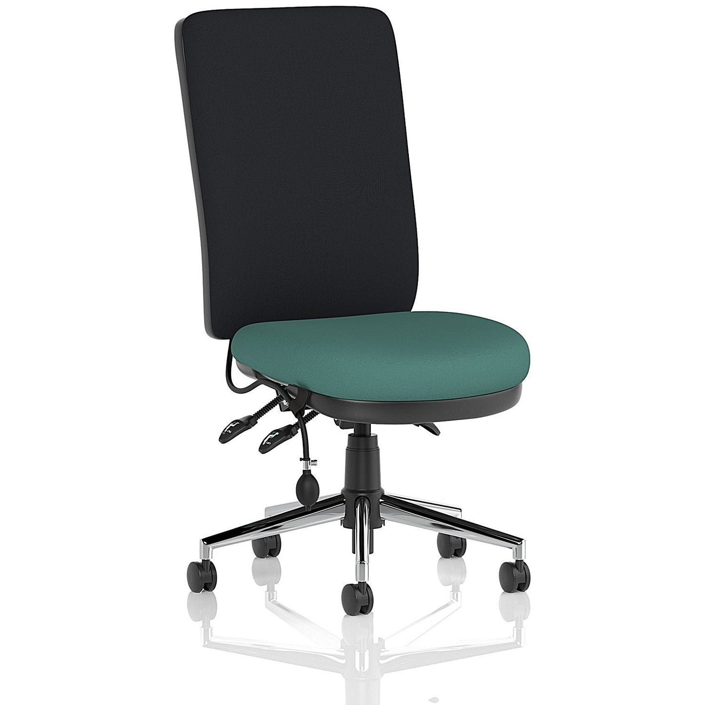 Chiro High Black Back Chair, Quest Kelp Easy2Order : KCUP2614