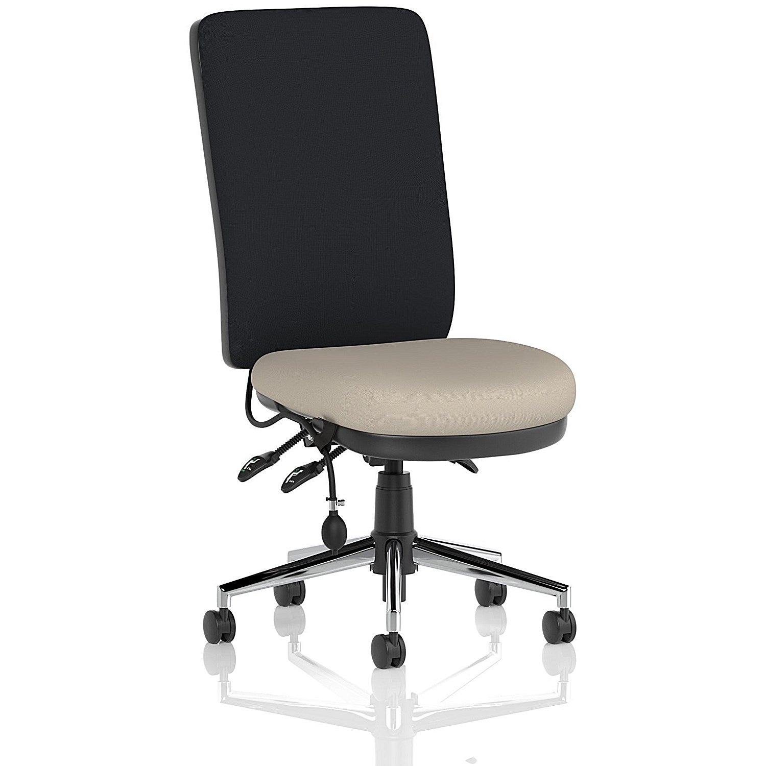 Chiro High Black Back Chair, Quest Salt Easy2Order : KCUP2617