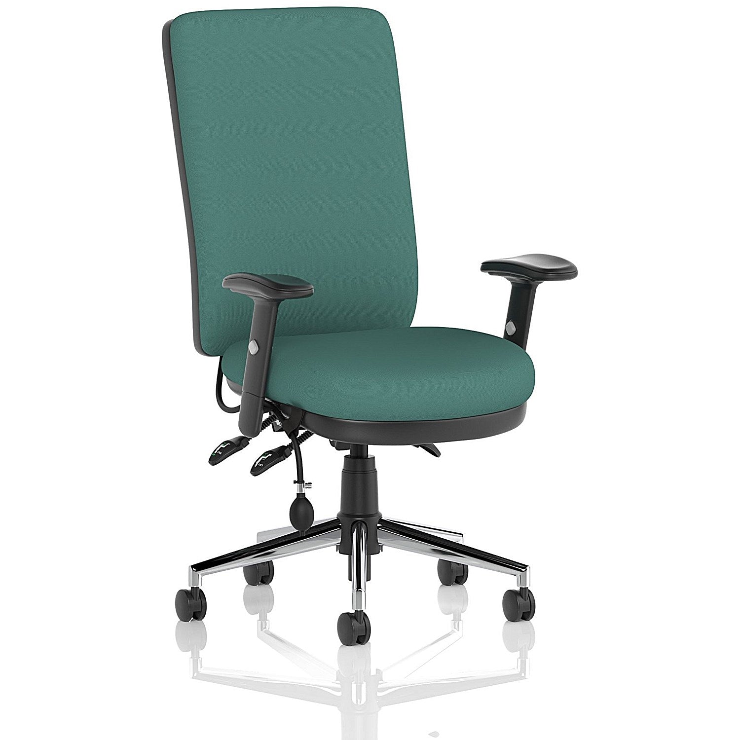 Chiro High Back Chair, Height Adjustable Arms, Quest Kelp Easy2Order : KCUP2626