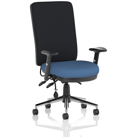 Chiro High Black Back Chair, Height Adjustable Arms, Quest Limpet Easy2Order : KCUP2639