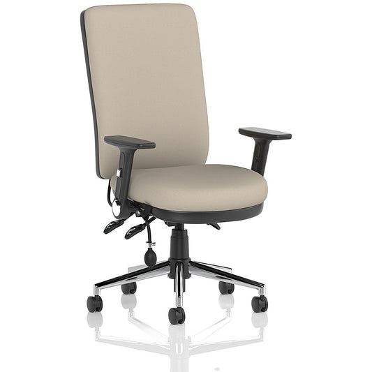 Chiro High Back Chair, Folding Arms, Quest Salt Easy2Order : KCUP2653