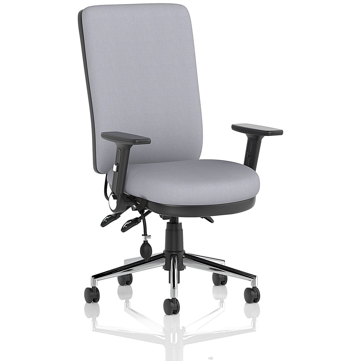 Chiro High Back Chair, Folding Arms, Quest Shell Easy2Order : KCUP2654