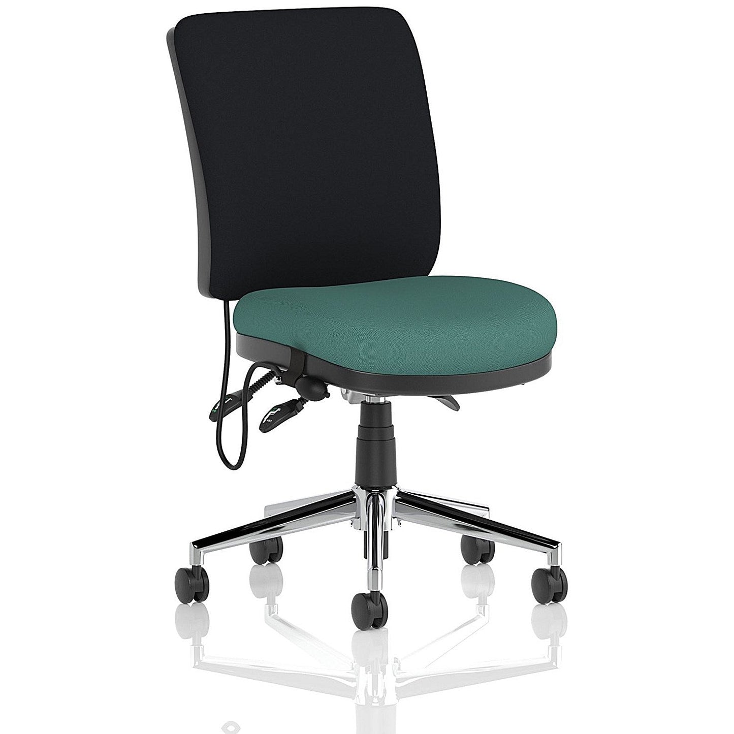Chiro Medium Black Back Chair, Quest Kelp Easy2Order : KCUP2686