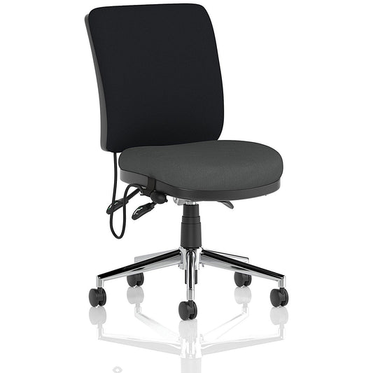 Chiro Medium Black Back Chair, Quest Mussel Easy2Order : KCUP2688