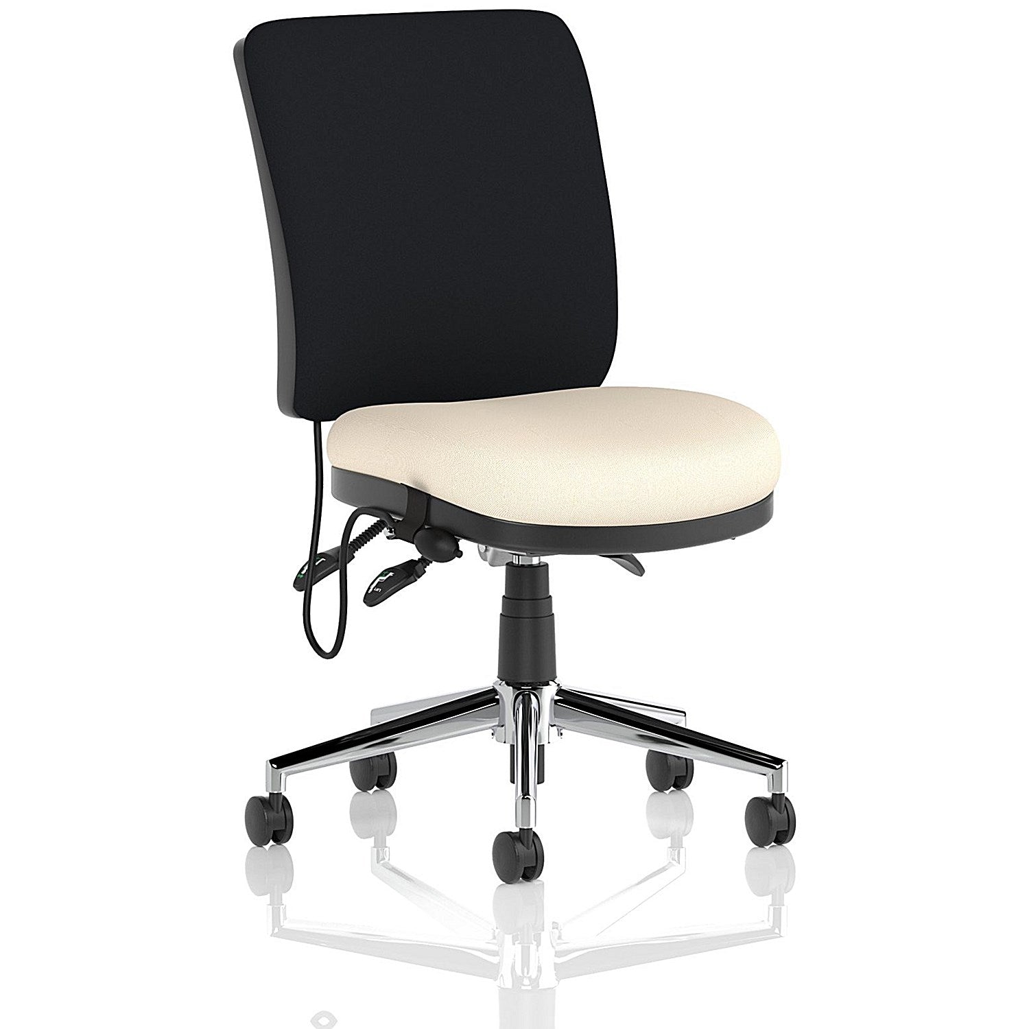 Chiro Medium Black Back Chair, Quest Salt Easy2Order : KCUP2689