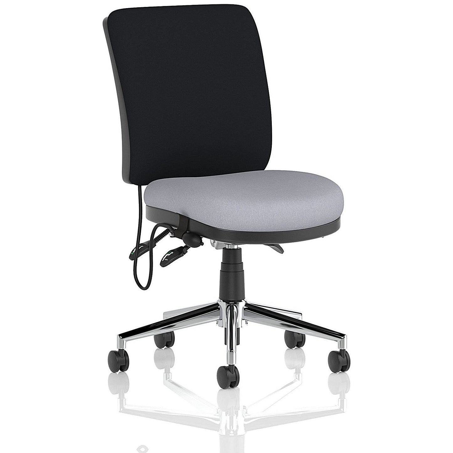 Chiro Medium Black Back Chair, Quest Shell Easy2Order : KCUP2690