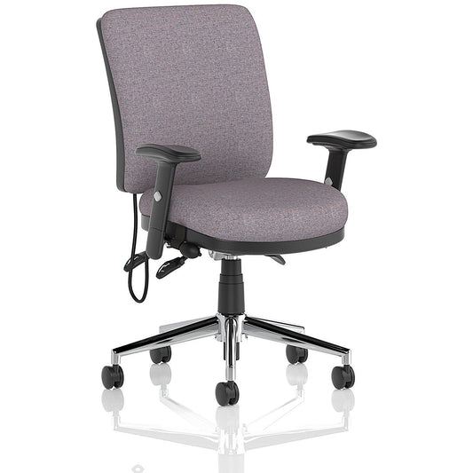 Chiro Medium Back Chair, Height Adjustable Arms, Rivet Fuse Easy2Order : KCUP2694