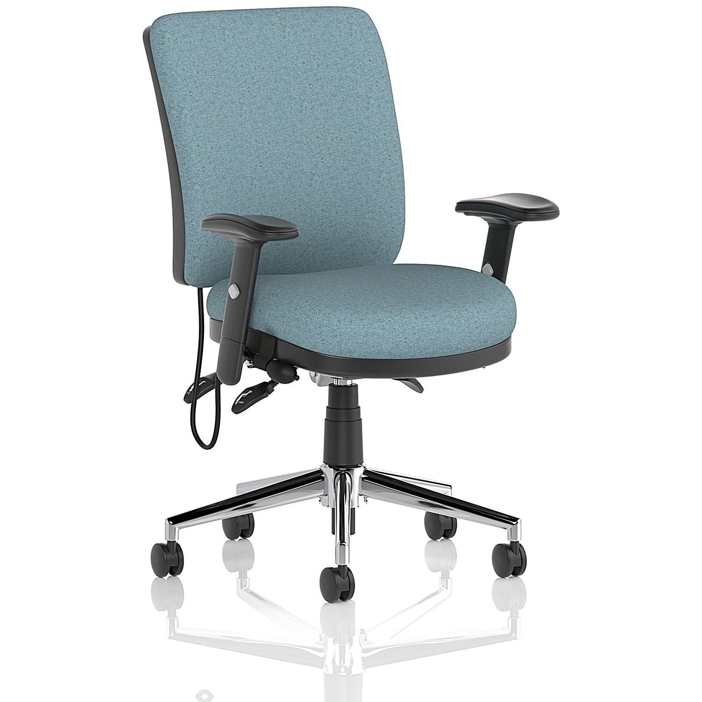 Chiro Medium Back Chair, Height Adjustable Arms, Rivet Quench Easy2Order : KCUP2695