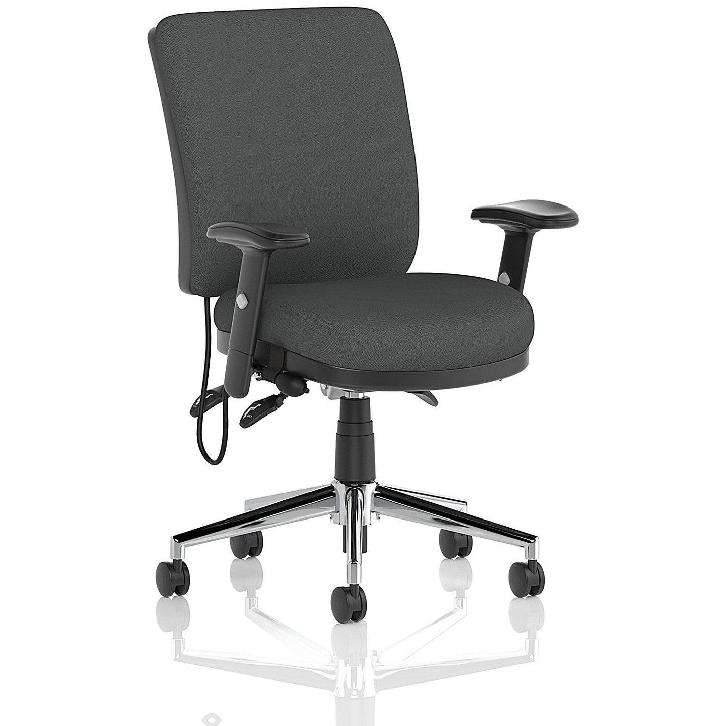 Chiro Medium Back Chair, Height Adjustable Arms, Quest Mussel Easy2Order : KCUP2700