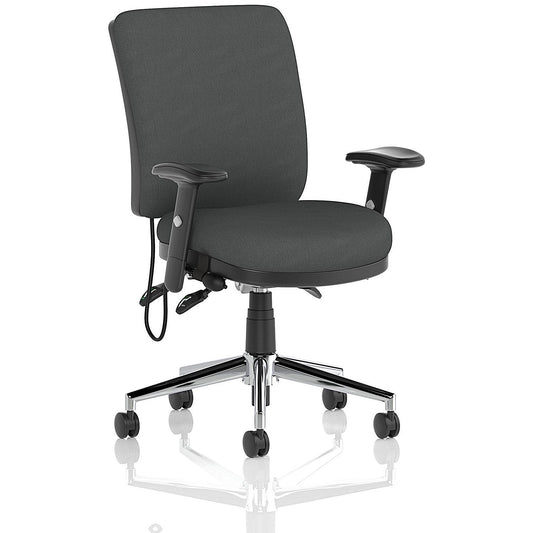 Chiro Medium Back Chair, Height Adjustable Arms, Quest Mussel Easy2Order : KCUP2700