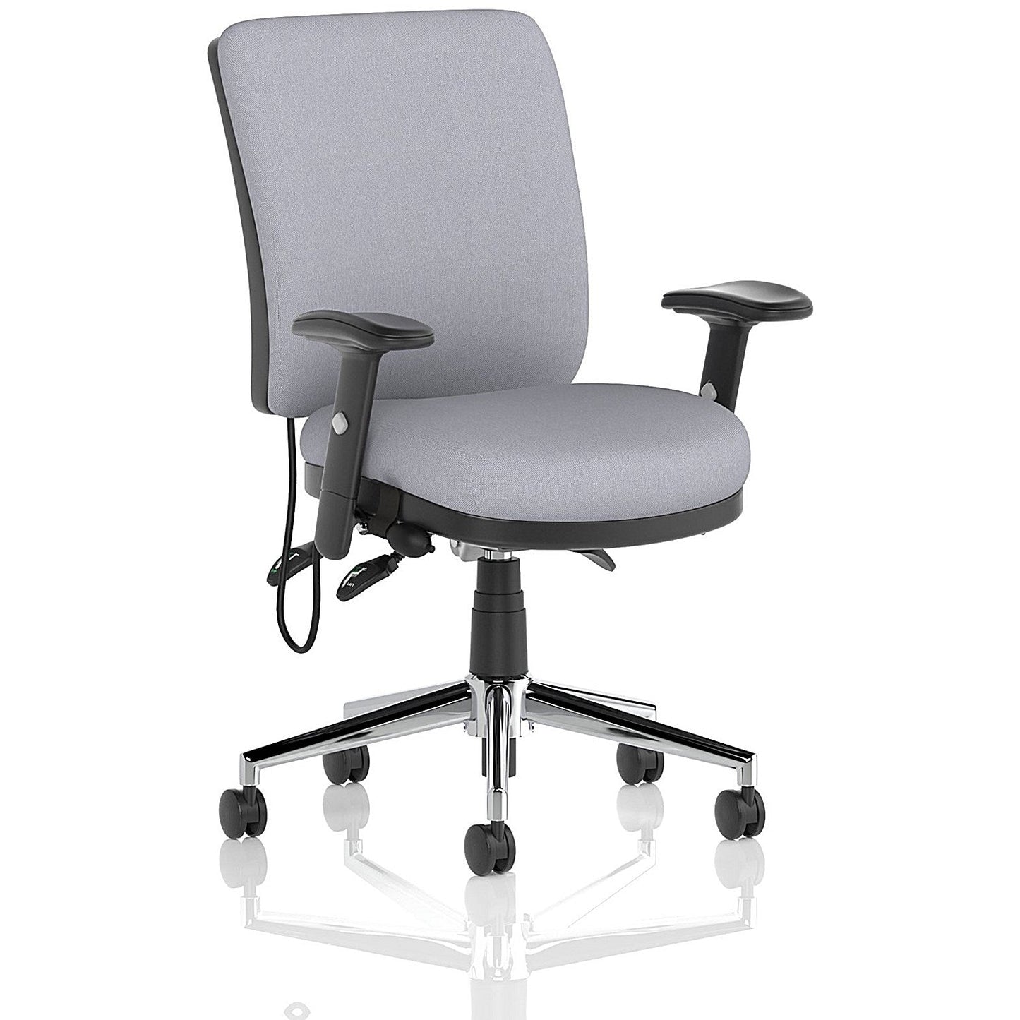 Chiro Medium Back Chair, Height Adjustable Arms, Quest Shell Easy2Order : KCUP2702